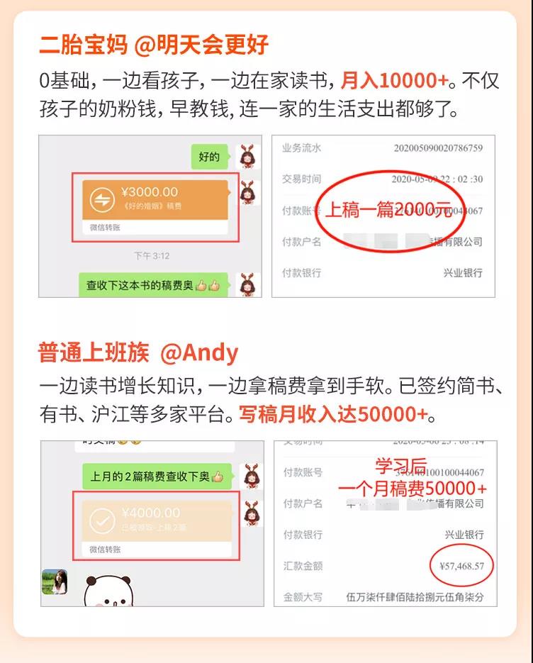 读书变现实战营，0基础轻松过稿变现，每月多赚5万+！