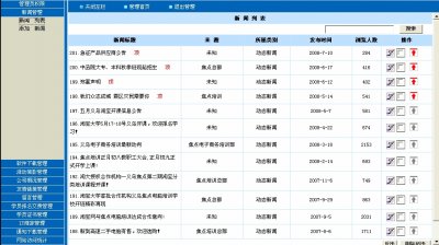 电脑培训学校整站系统（后台功能好）