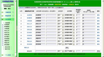 完美政府网站管理系统[V4.8 Access宽屏新城商业版]