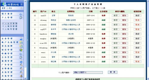 成都数码人才网源码 大学生求职人才网站源码