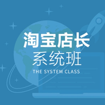 淘宝店长系统班，淘宝店铺销量提高全套培训视频教程