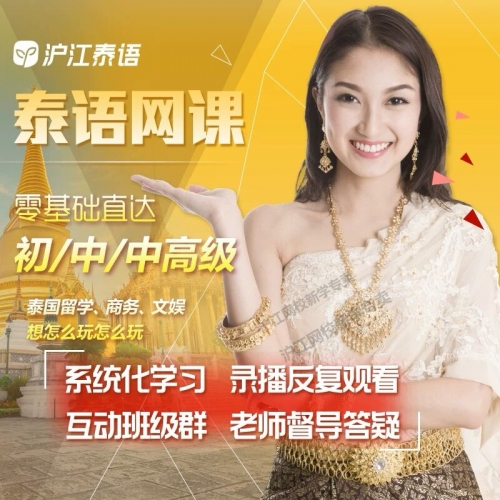 泰国语零基础自学泰语教程，零基础直达初中高级